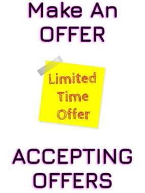 MAKE AN OFFER. ACCEPTING OFFERS! :)